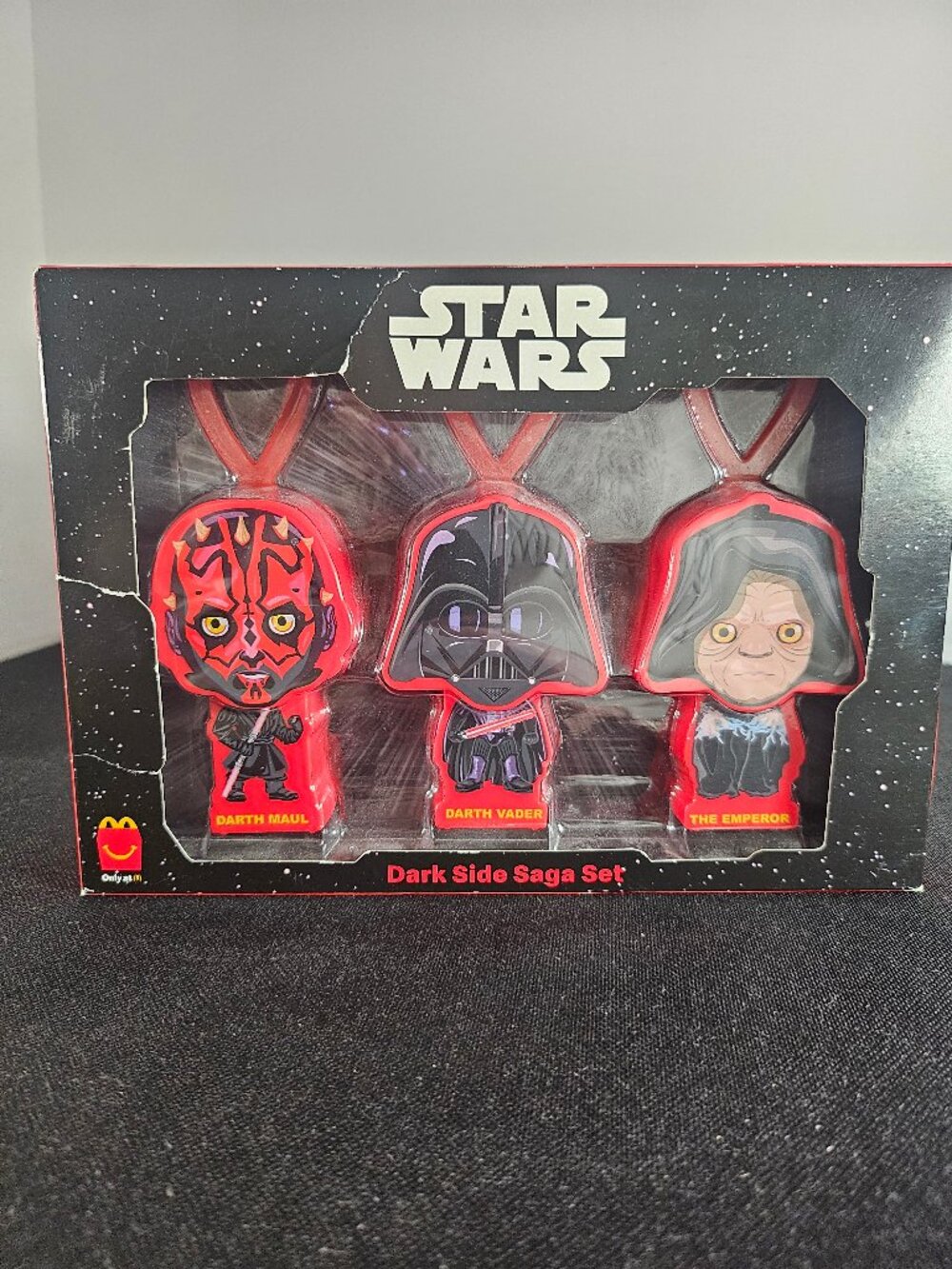 Star Wars Mcdonald's, 2019 Dark Side Saga 3 Pack Set Star Wars Villains Clip Ons